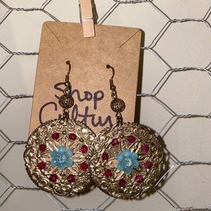 💙💖Gold Handmade Earrings